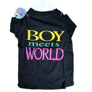 NWT Boy Meets World Dog Tee Graphic T-Shirt Size Medium